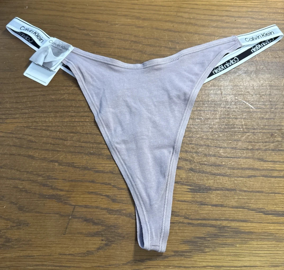 NWT Calvin Klein WOMEN’s(Various) Modern Logo Dipped String Thong QD5157-631