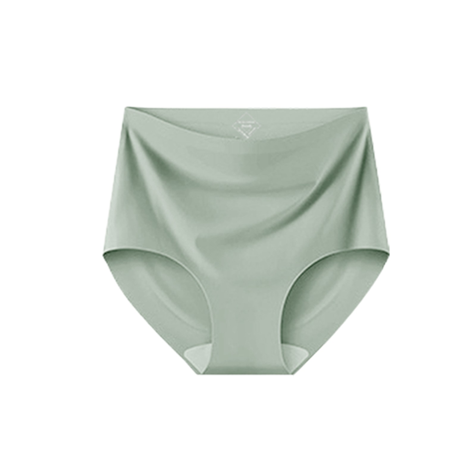 7 Pack Sexy Womens Ice Silk Brief Sheer High Waist Panties Lingerie Underwear