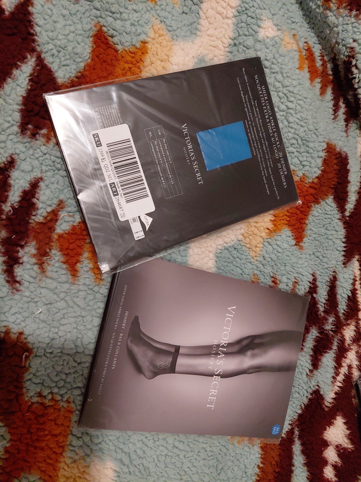 Victorias Secret Lot Of 2 Hosiery Sz M/l