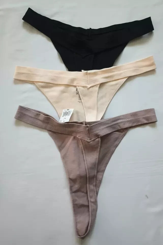 Izod 3-Pack Seamless Thongs Size 3X Multicolor (LOT OF 2 PACKS)