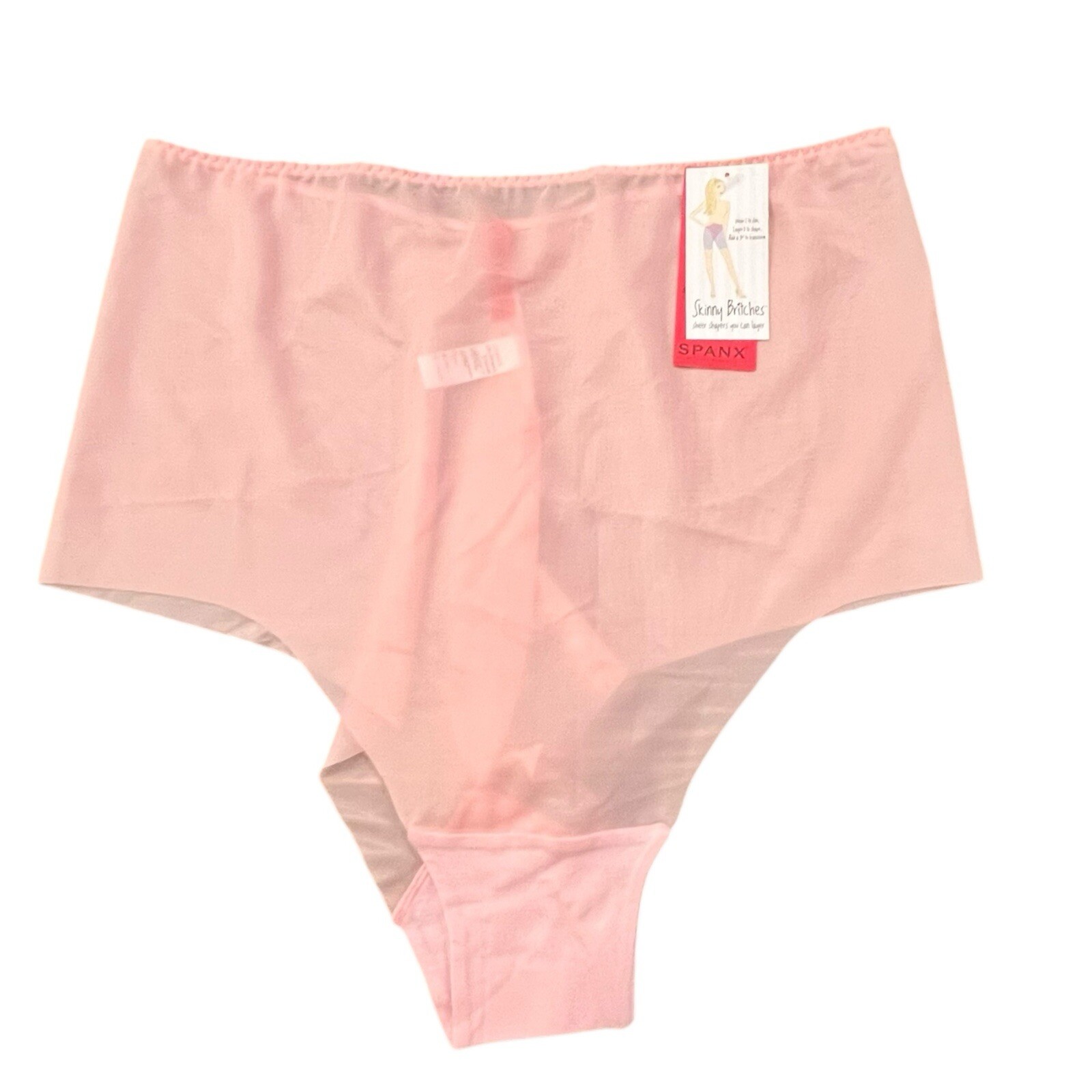Spanx Underwear Womens 3X Gloss Pink Skinny Britches Hipster Panty Shaping 902P