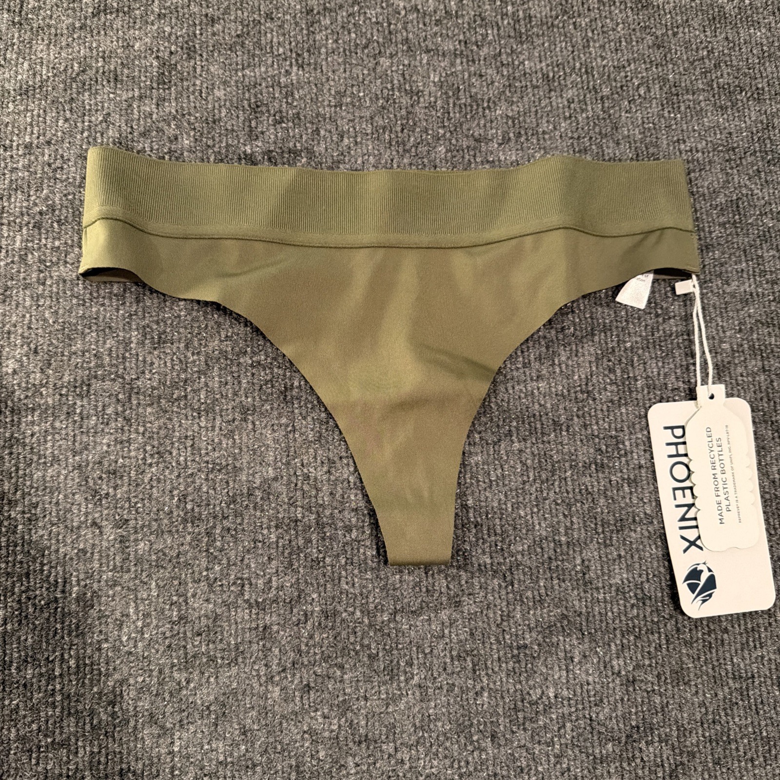 Phoenix Activewear & Intimates Women’s Panties Green Malibu Thong Small #175