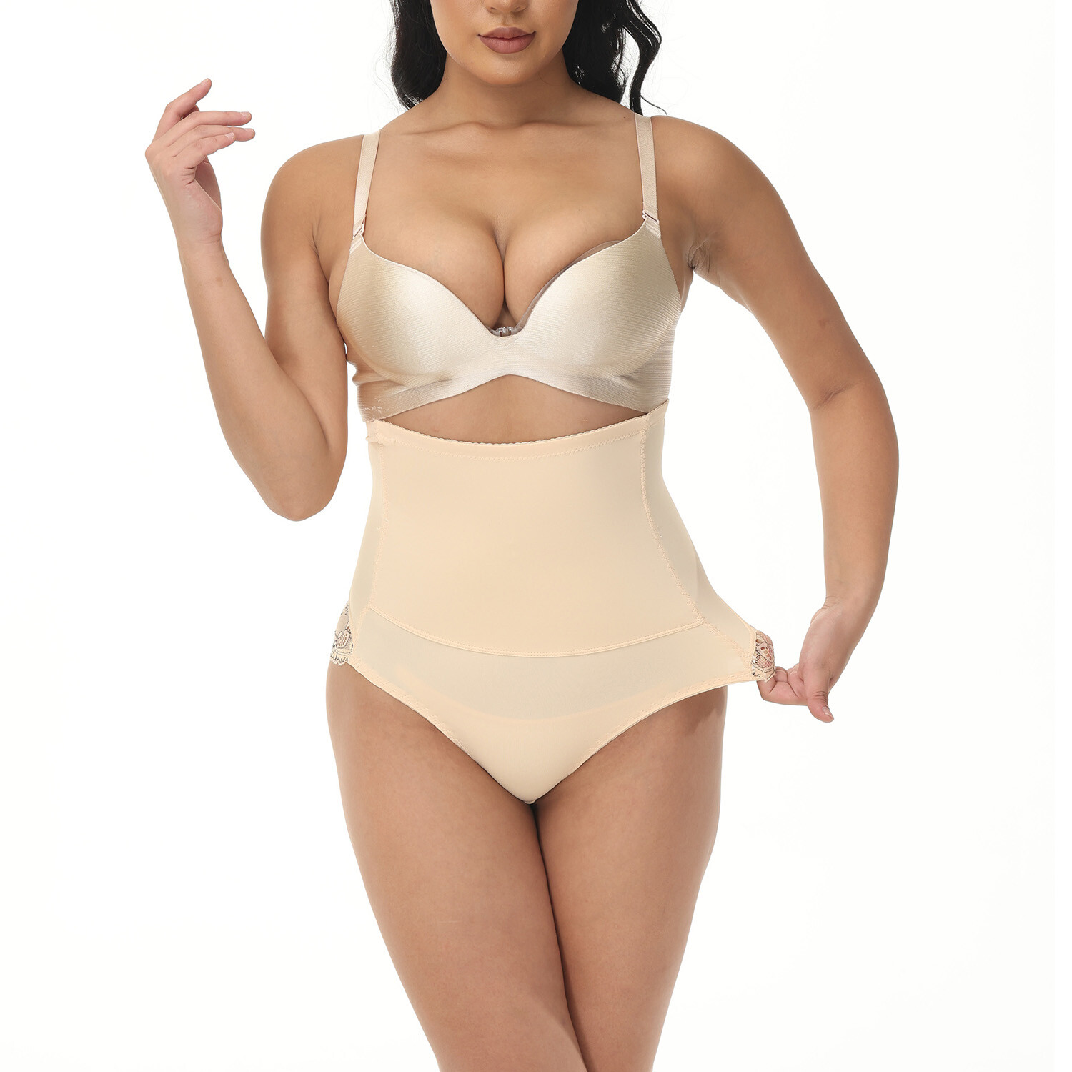 High Waist Shapewear Slimming Tummy Control Sexy Firm Panties Plus Size Women