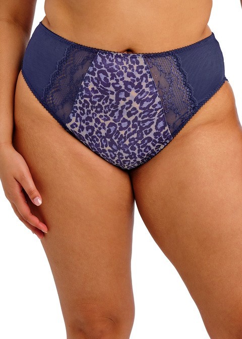 Elomi High Leg Brief Lucie Sizes : Large X Large XX Large Colour : Midnight
