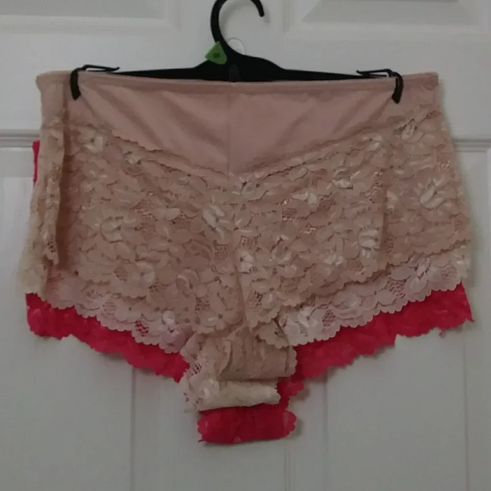 Prima Valentina Women’s 3 Pair Pack Lace Detailed Panties Plus Size 3X