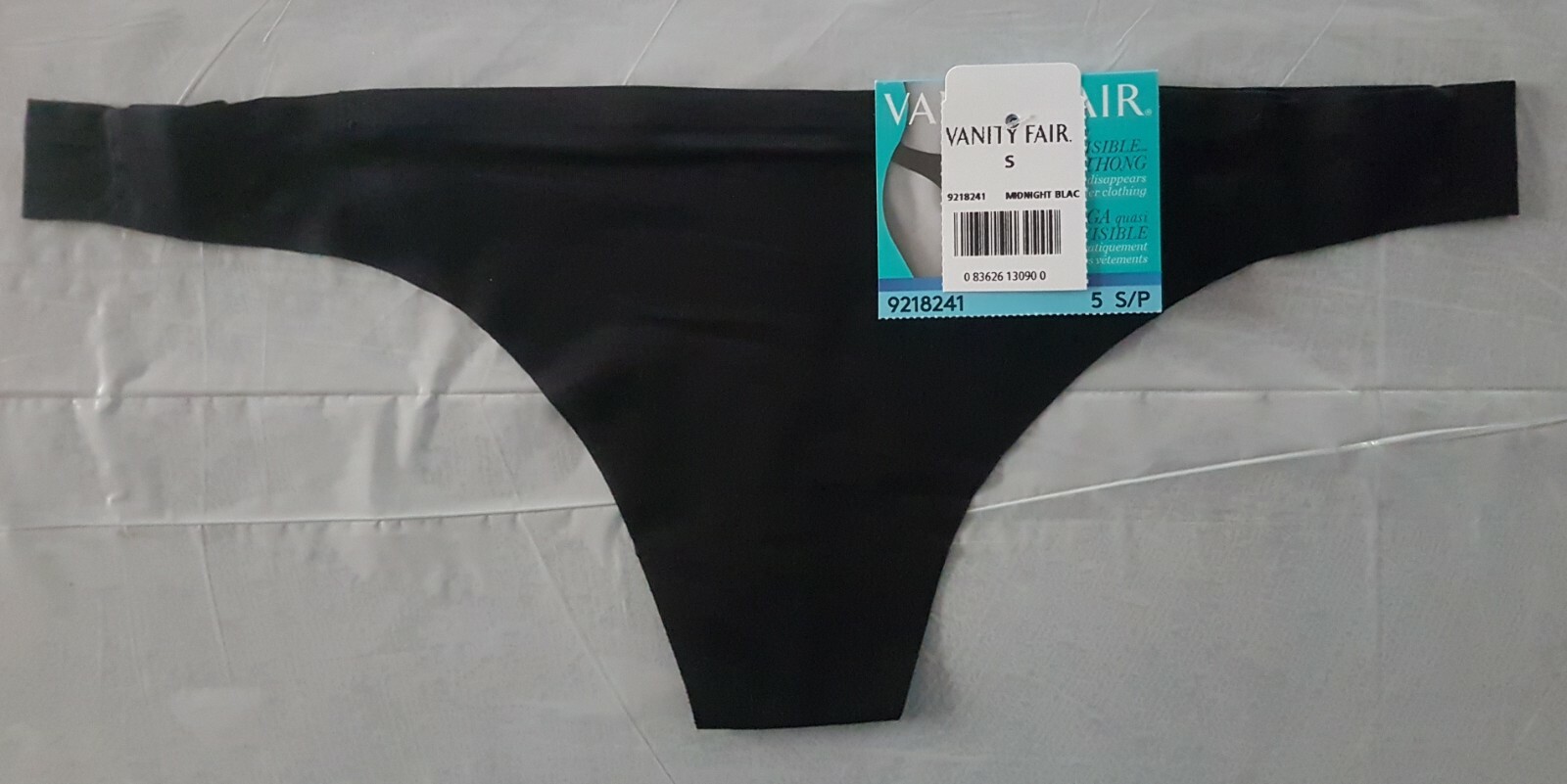 NWT Vanity Fair 18241 Nearly Invisible Thong panty panties 5 6 7 8 COLORS