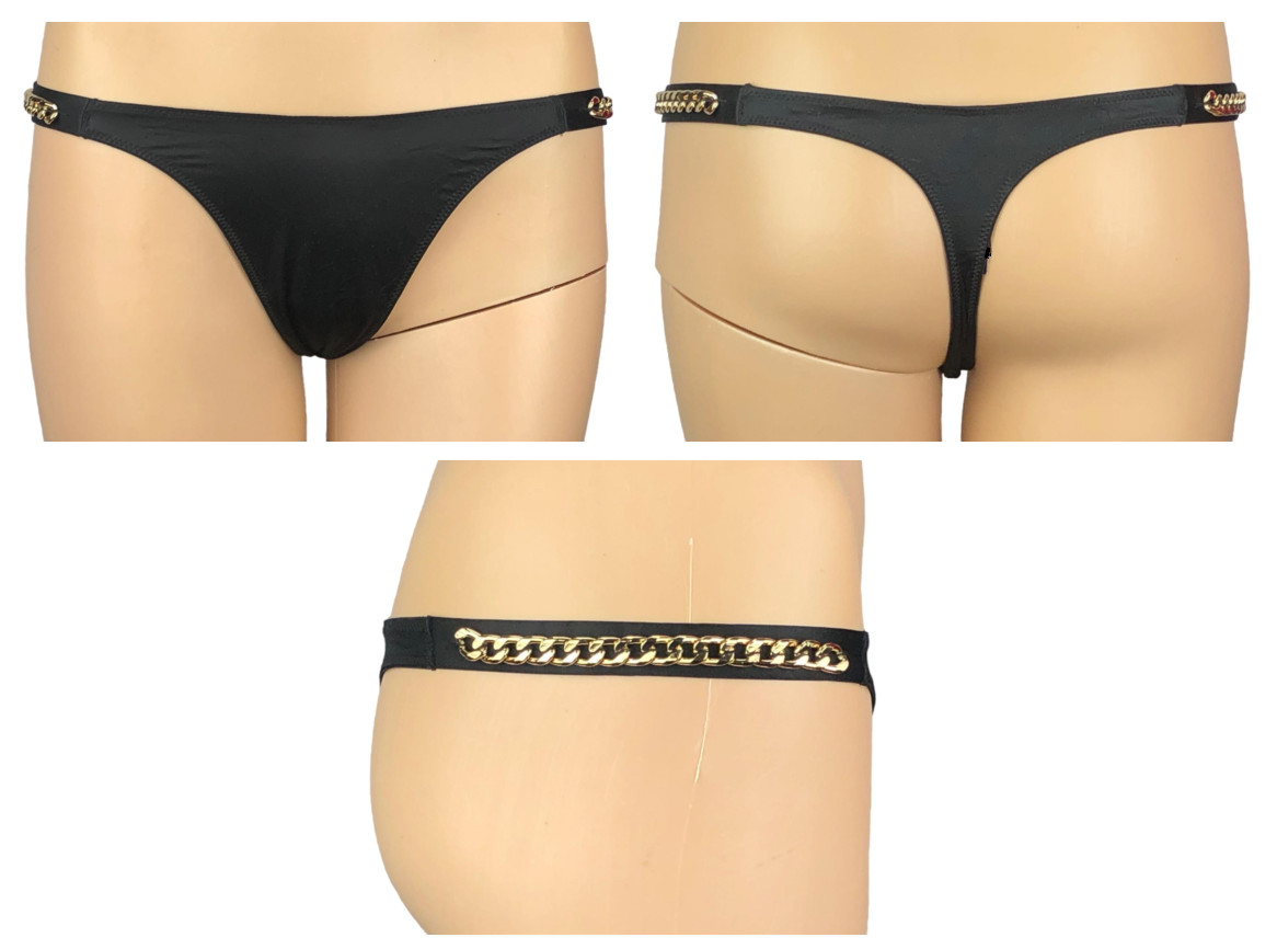VICTORIA’S SECRET VERY SEXY CHAIN STRAP SMOOTH THONG PANTY XS S M L XL XXL NWT