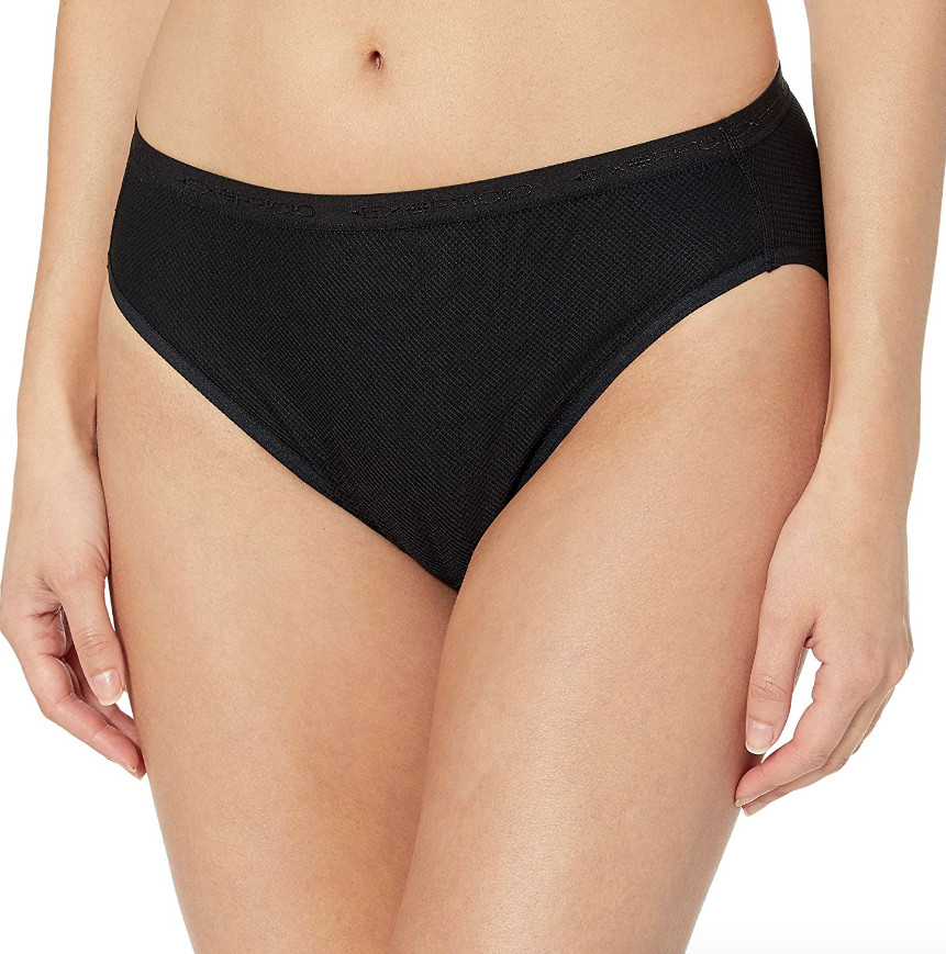 ExOfficio Black Give-N-Go Bikini Briefs Underwear Women’s Size XL L50914