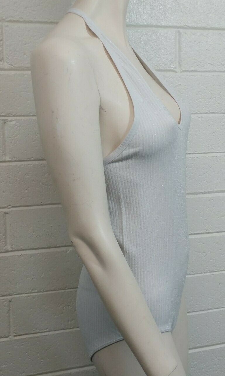NWT JASMINE & GINGER INTIMATES LINGERIE BODYSUIT SNAP CROTCH T~BACK SIZE L/7