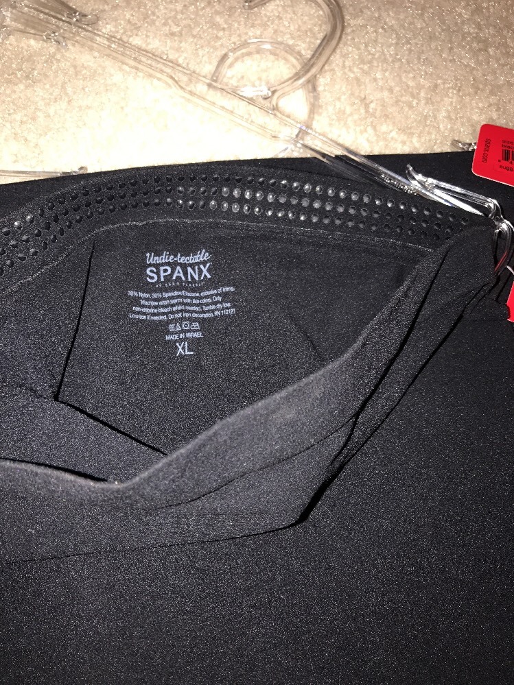 NWT SPANX UNDIE-TECTABLE 907A HIGH WAIST MID-THIGH CONTROL BRIEF BLACK XL