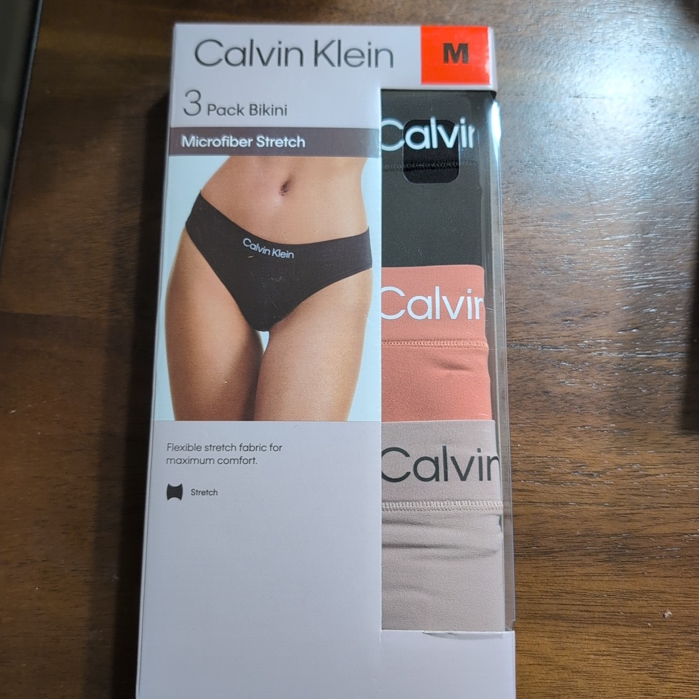 (3 Pack) Calvin Klein Bikini Panty (Grey, Black, and Pink ) FREE SHIPPING!!