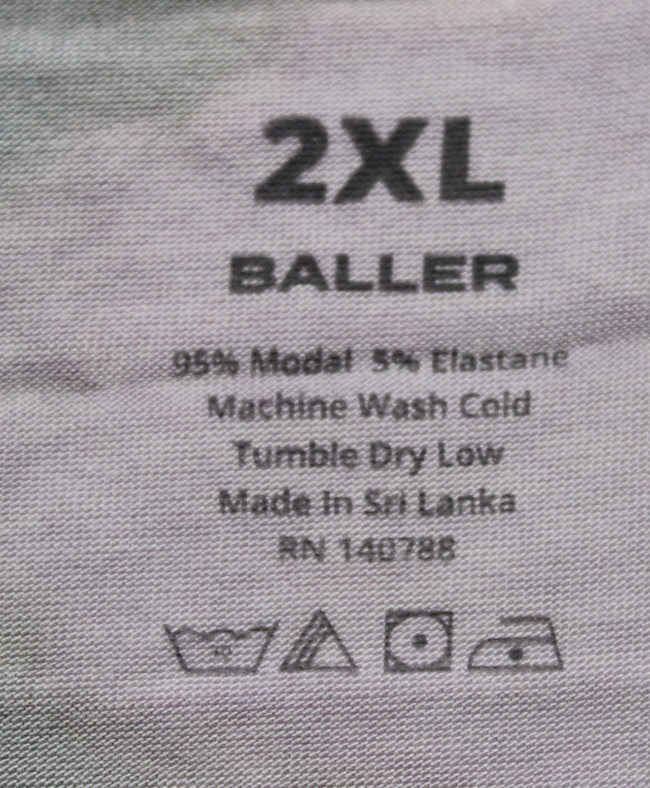 Woxer Women’s Lightweight Mid-Rise Baller Boxer Brief ZG3 Frose Size 2XL NWT