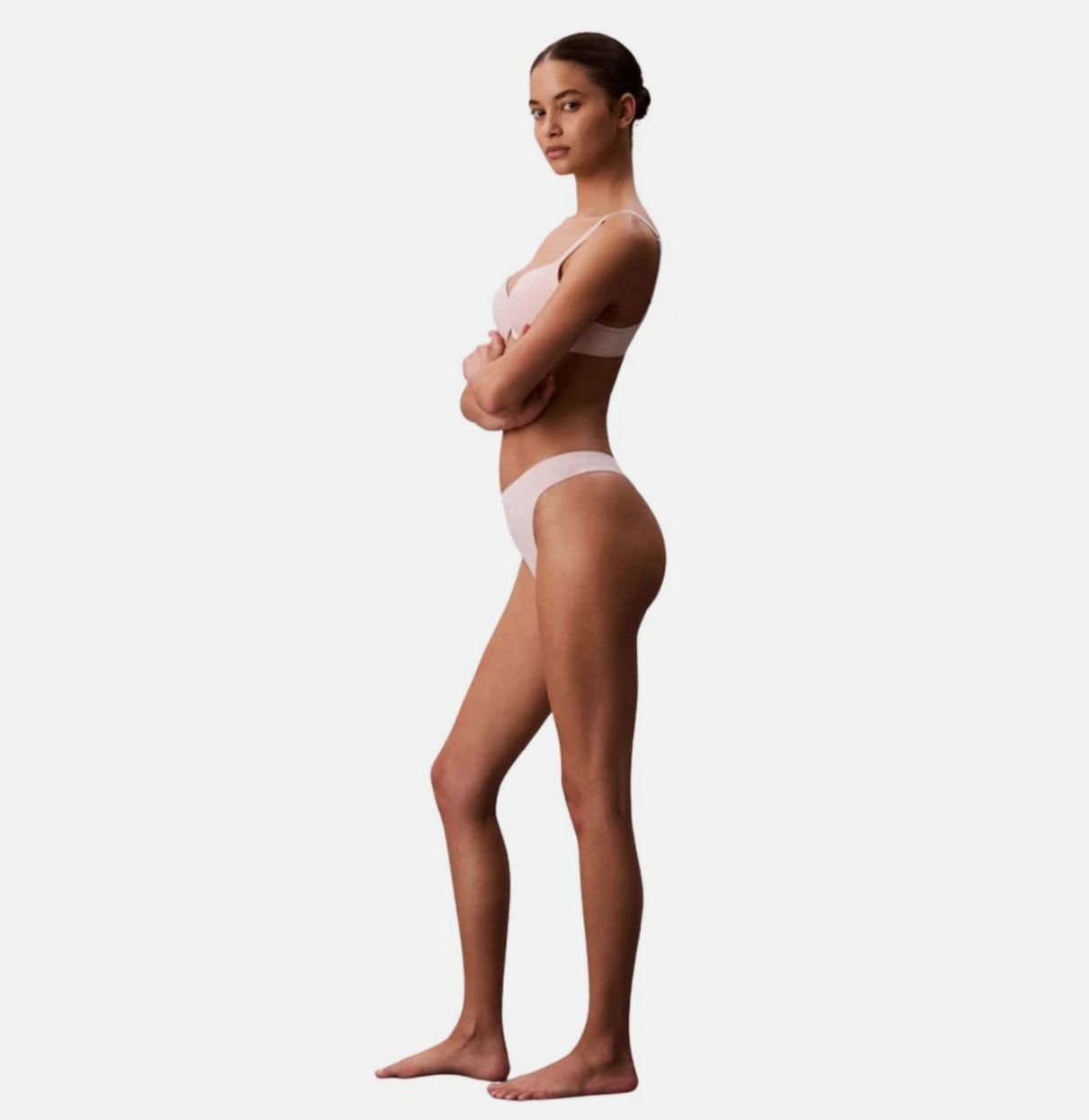 Calvin Klein Women’s Bonded Flex Thong – Pink XL