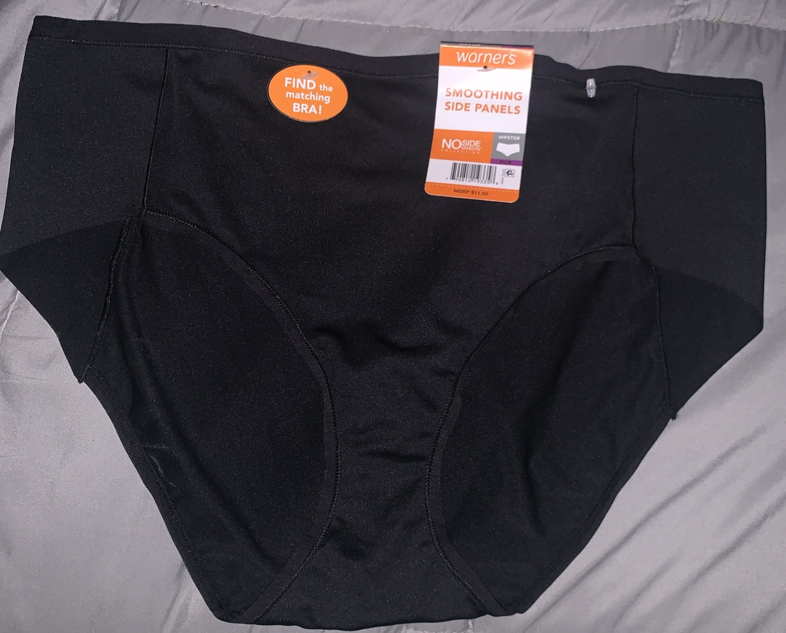 Warner’s Hipster Plus Size Panties Panty Side Smoothing Panels Size 9 2X 2XL NEW