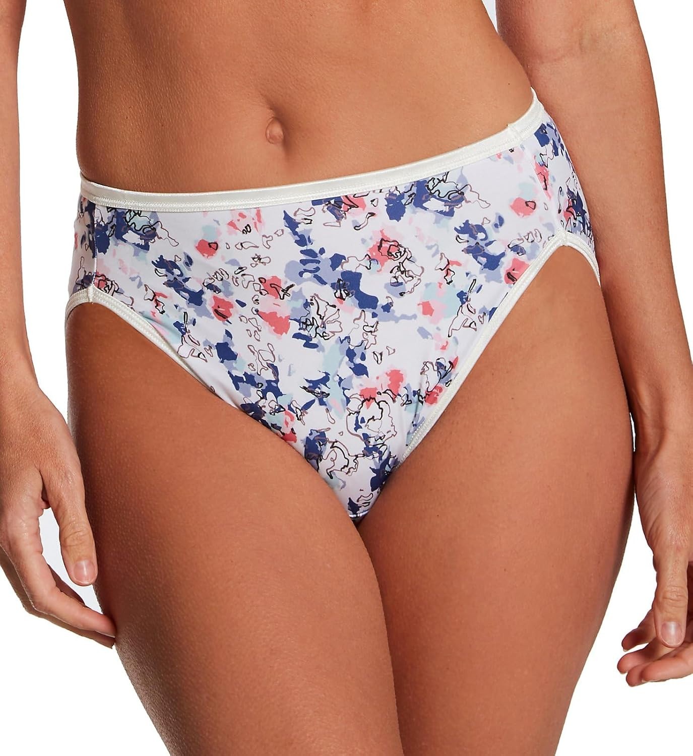 3 Pk Vanity Fair Illumination HI-CUT Brief 13108 Garden~Flower~Studio Print 8-10