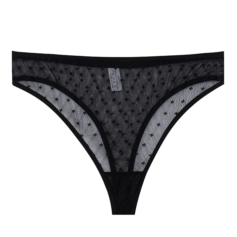 4 Pack Lot Sexy Womens See Through Sheer Panties Thongs Underwear Sissy Lingerie