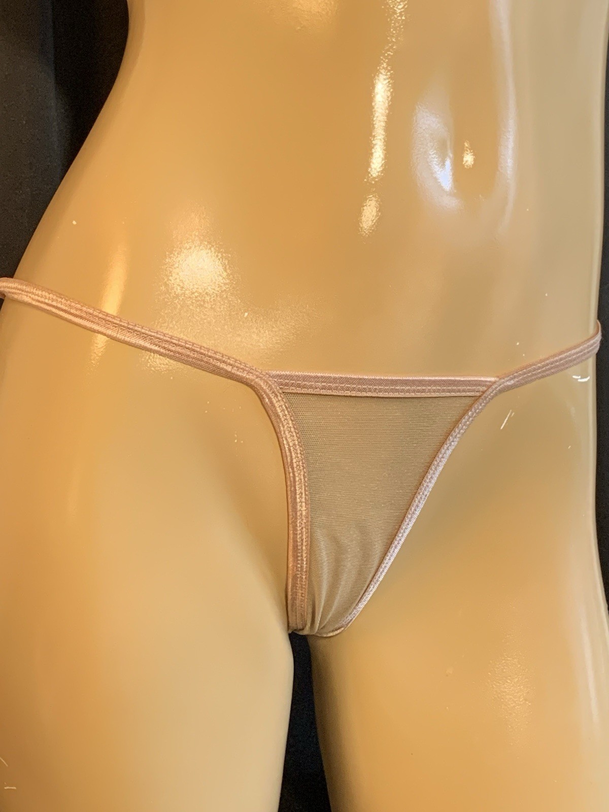 Exotic Dancer Thong Sheer Nude Custom Made In USA Small All Sizes In eBay Store