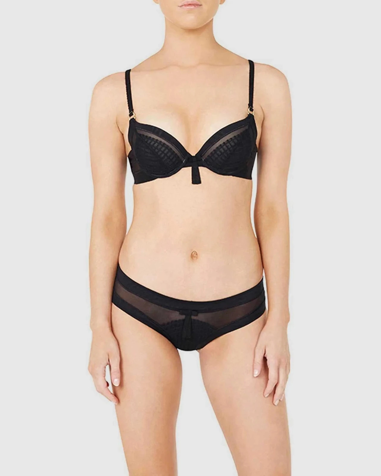 Naran Lingerie – Artisan – Low Cut Brief – Black – Small AU8