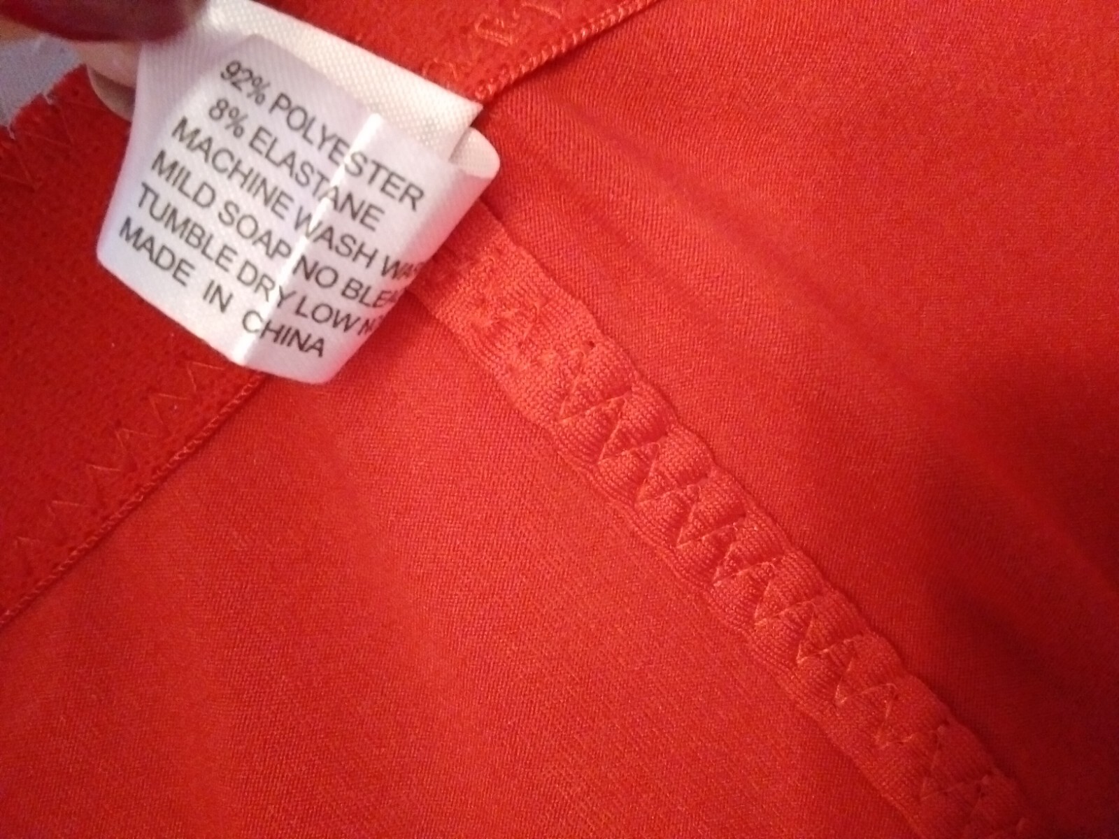 Panties Womans Shaper Brief Safe (2) Pocket Travel Size Small Red