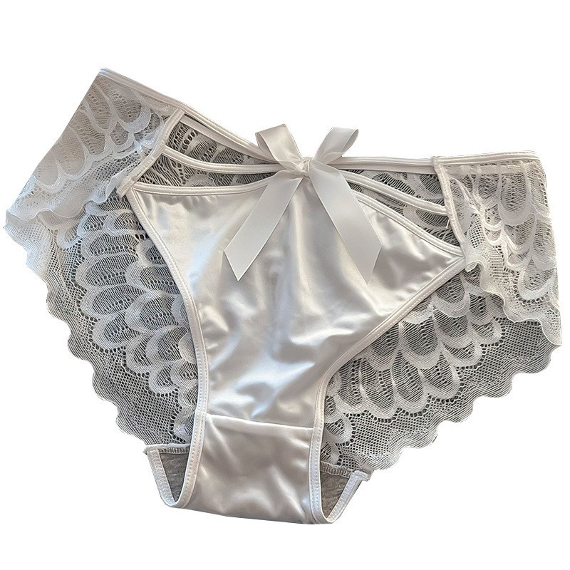 Women Panties Lace Sheer Sexy Briefs Low Rise Breathable Underwear Knickers