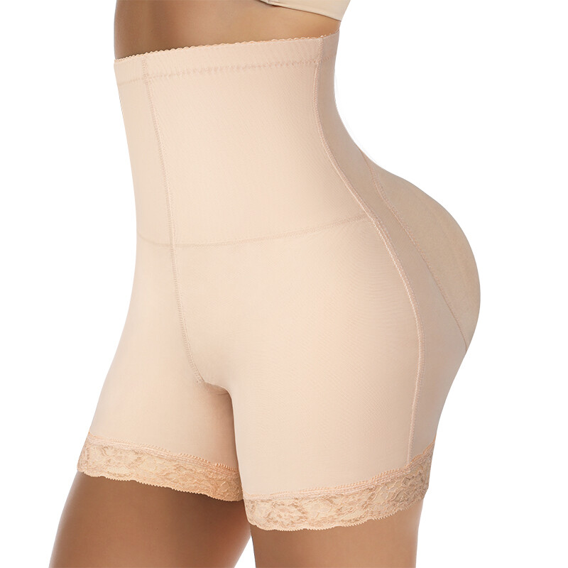 Womens Padded Butt Lifter Hip Enhancer Booty Shorts Shaper Buttock Shapewear US