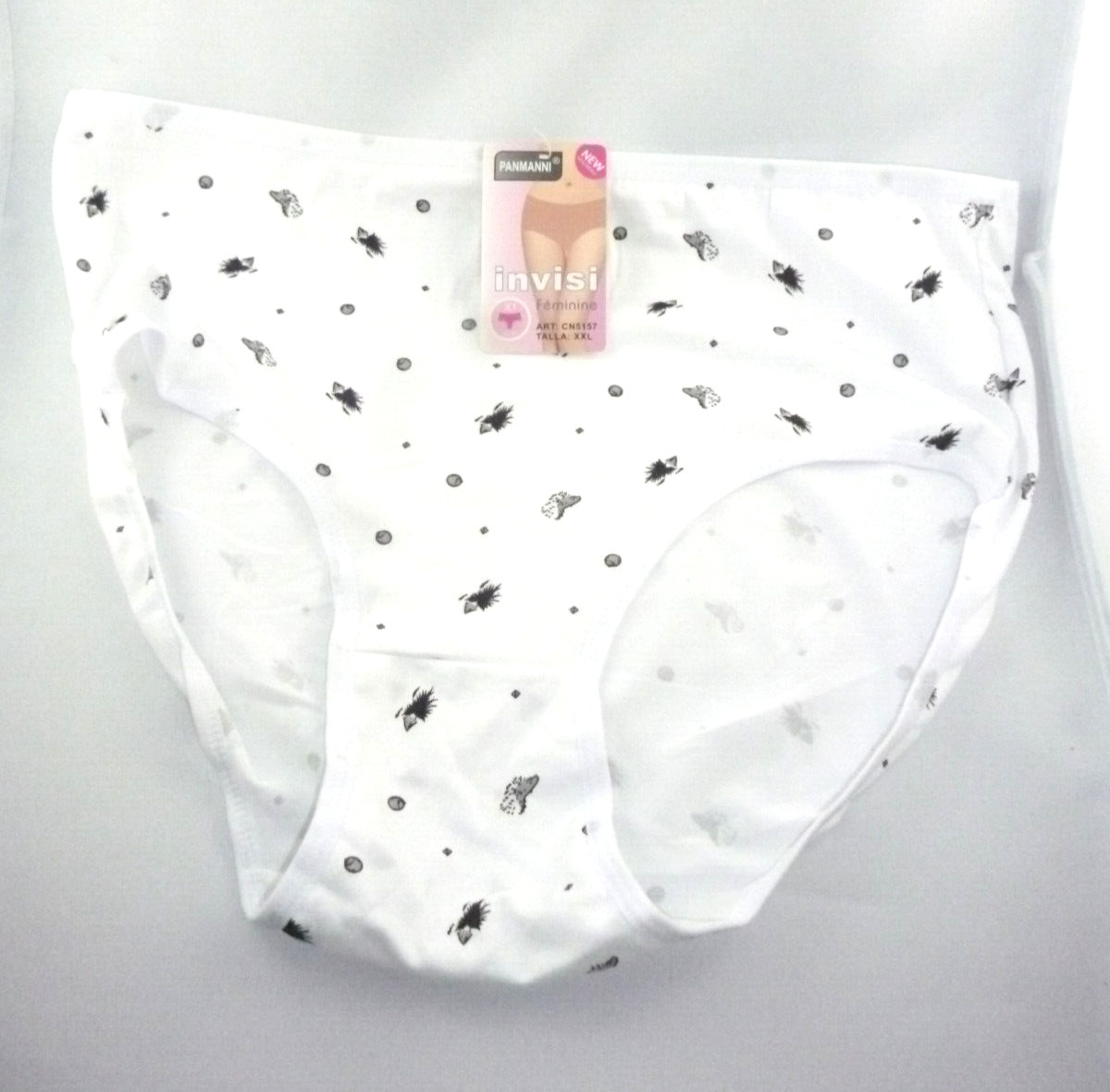 Ladies Bikini Briefs 3 Pack, Cotton, 2XL
