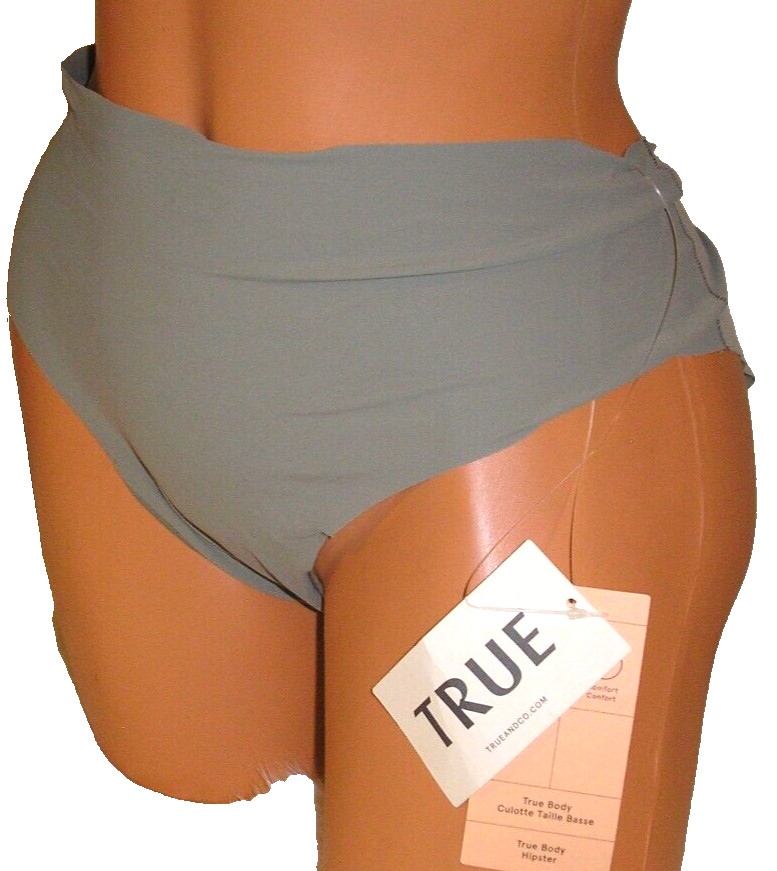 Panties Lingerie True Plus Light Gray Body Hipster Size 1X Adult Gift