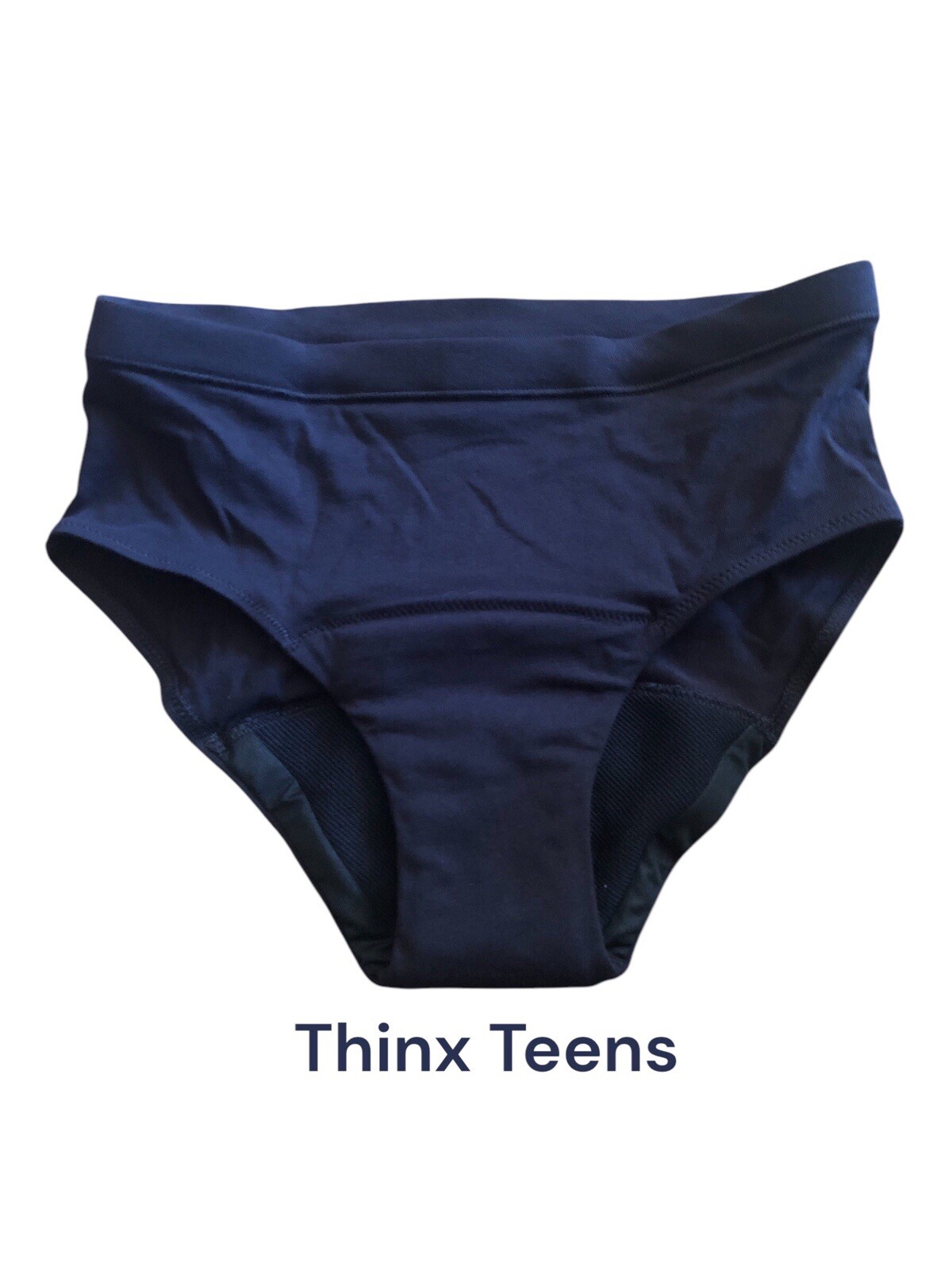 💝 Thinx Teens Period Underwear Sz M 11-12 Black