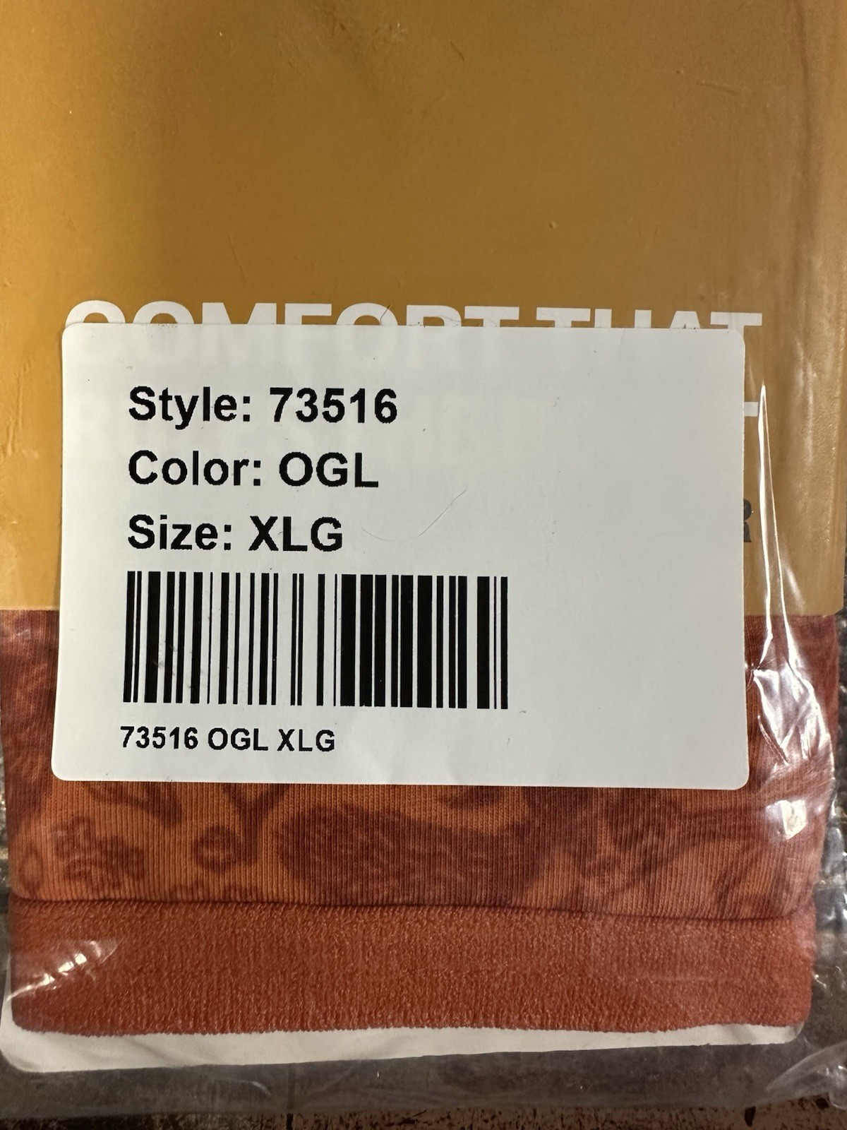 Duluth Trading Women’s Free Range Organic Cotton Briefs XL Orange Floral NIP