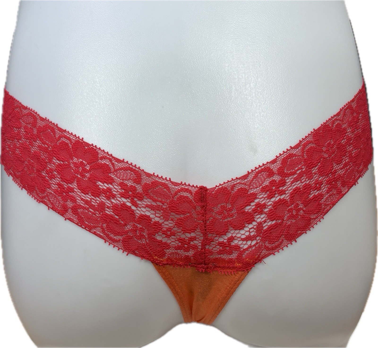 Honeydew Intimates S/M Assorted Fall Color Lace Waist Bow Thong Panties-Set of 5