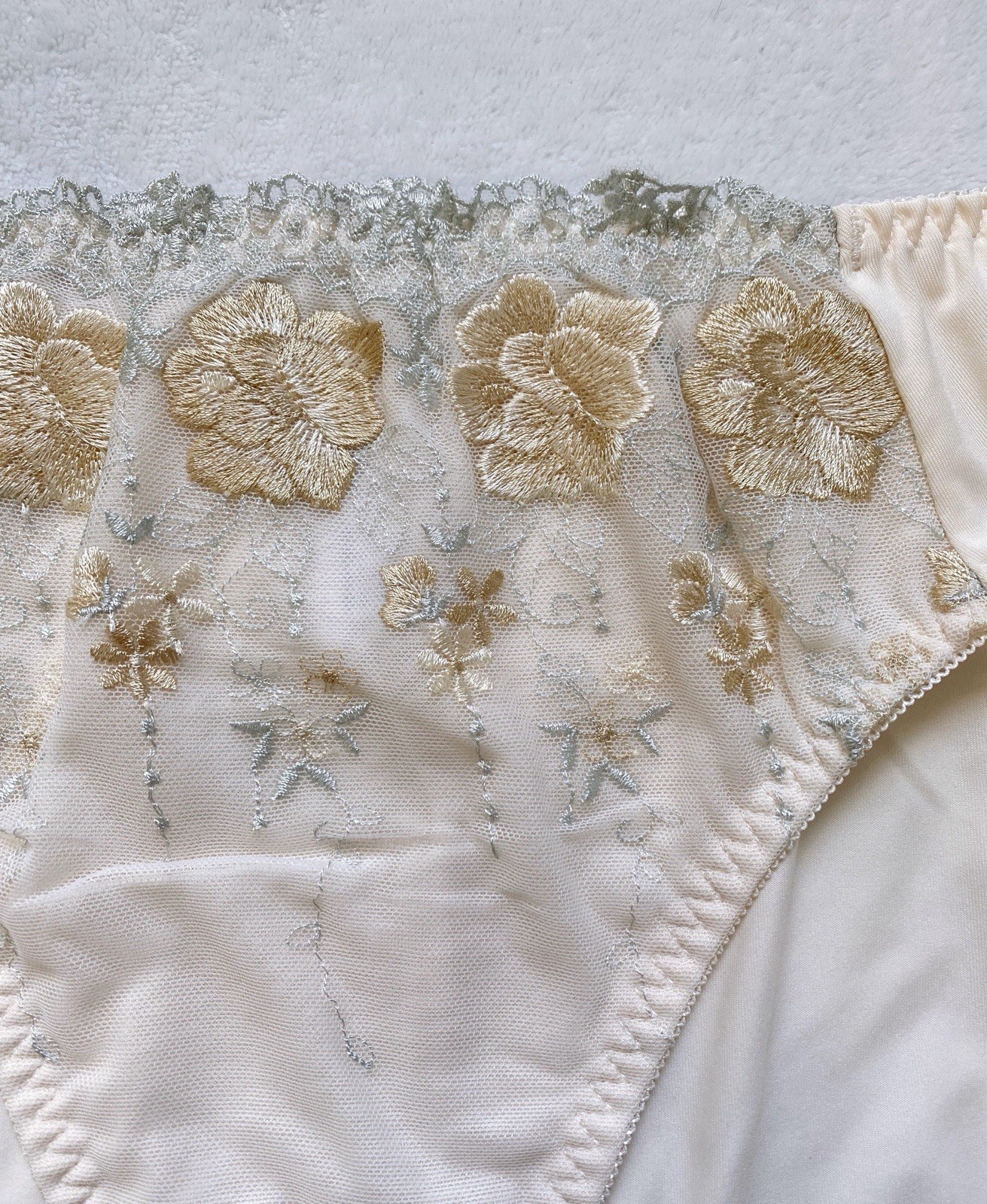 Super Sale 8 Pairs US-M/JP-3L Japanese High Quality Embroidery Nylon Panties