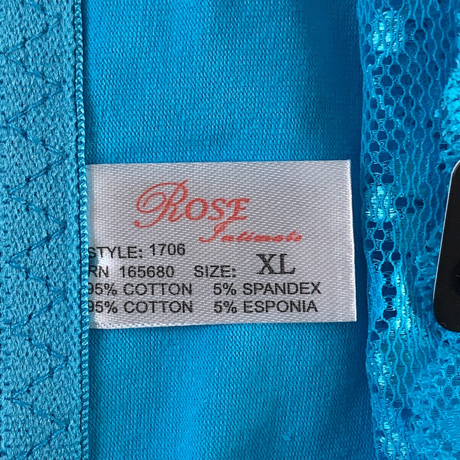 Rose Intimate Women’s Size XL Multicolor 6 Pack Lace Trim Brief Panties NWT