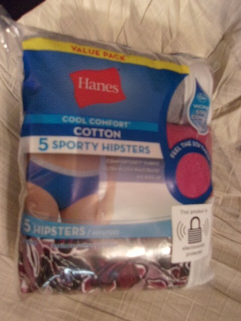 5 PR LADIES~HANES~HIPSTERS~TAGLESS~WICKING COOL COMFORT COTTON PANTIES~SZ 9