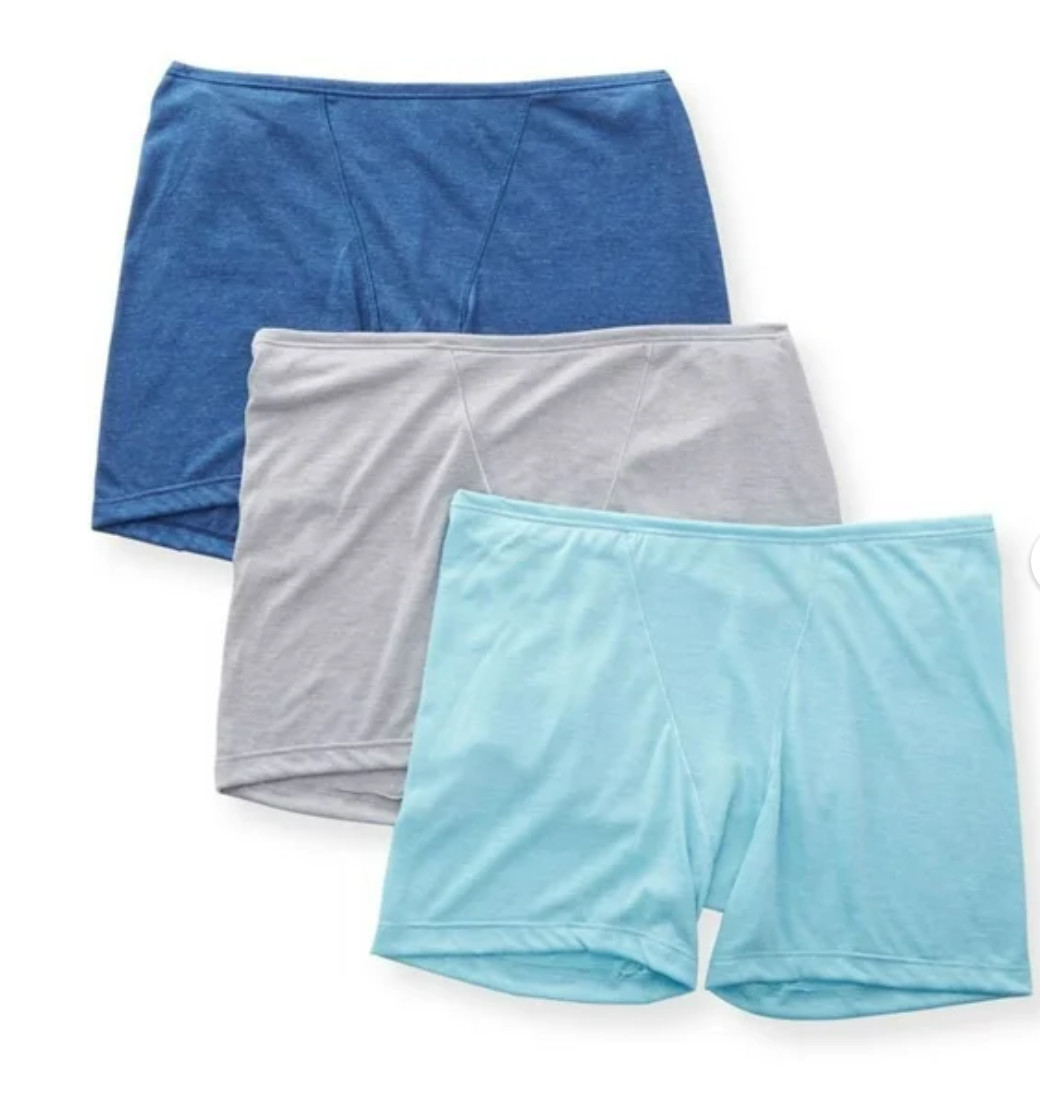 Women’s Hanes Ultimate Comfortsoft Lounge Boxer-3 Pack Style 47HUBB Size 6 M NEW