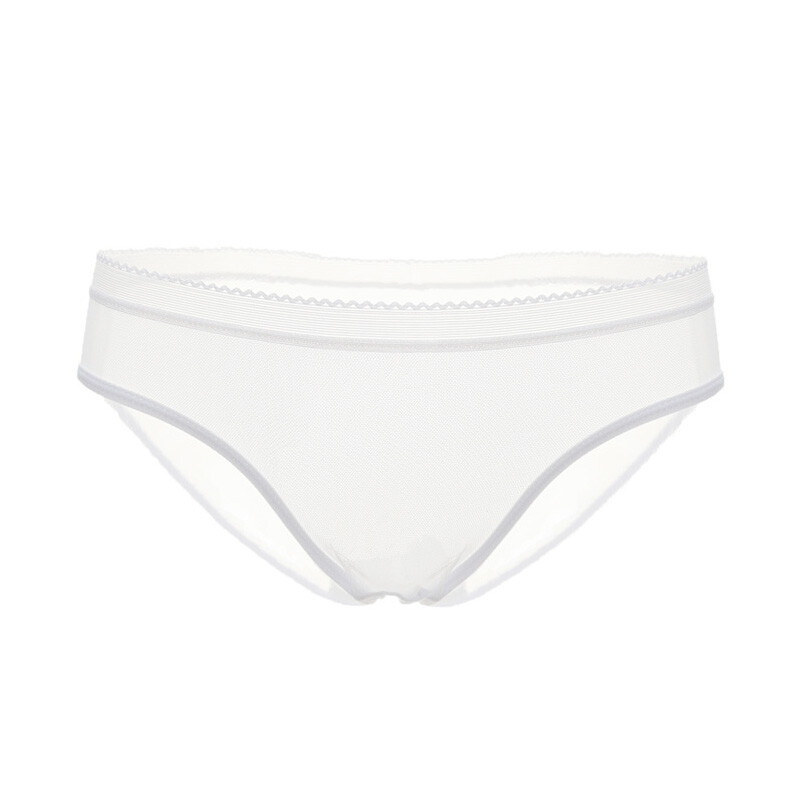 Women Sheer Panties Seamless See Through Knickers Underwear Mesh Low-WaistBriefs