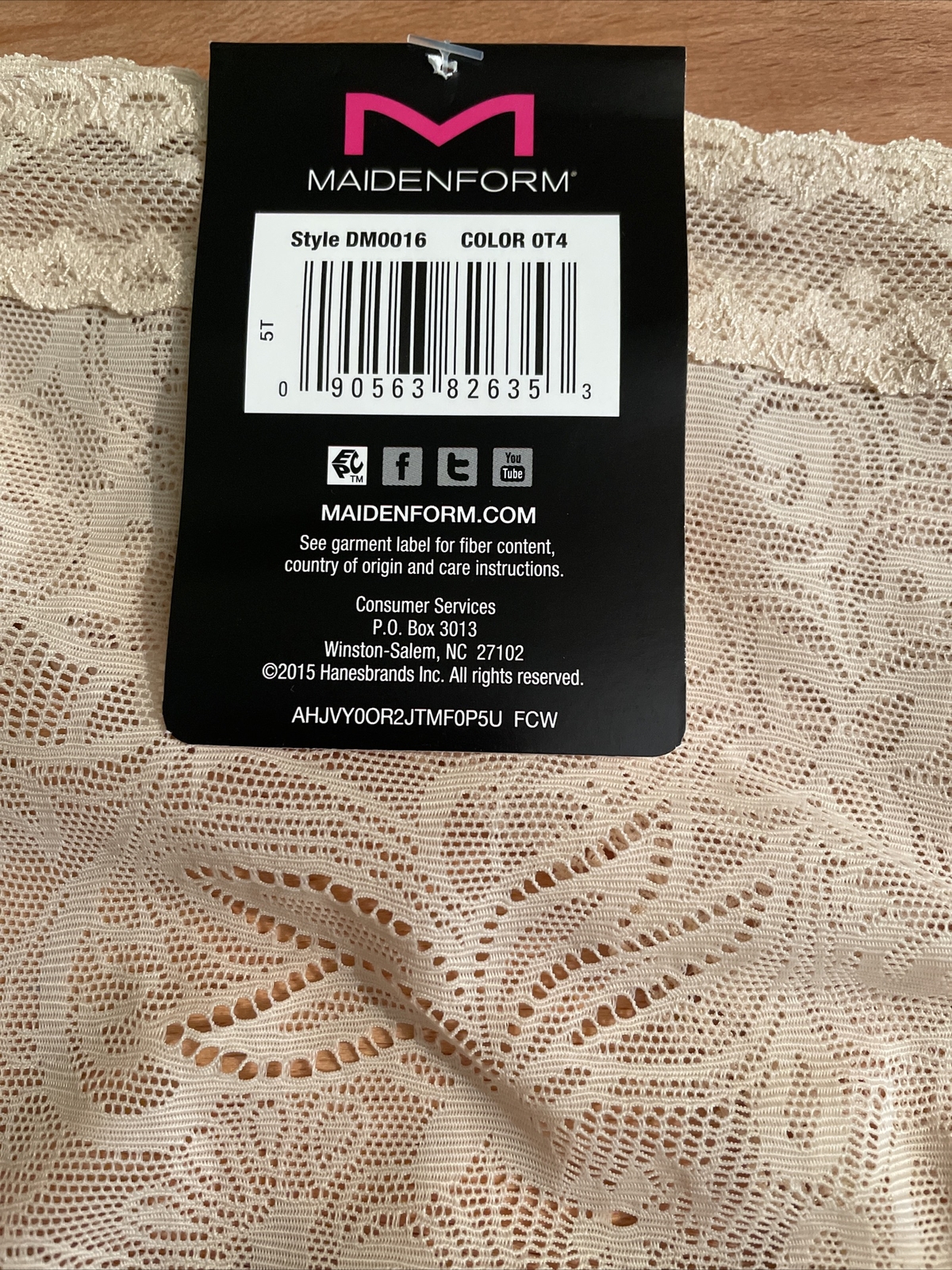 Maidenform DM0016 The Cheekies Bikini Panty Set Of 3- Size SMALL/5 NWT