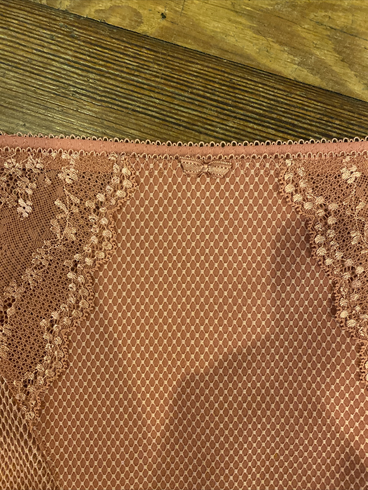 BNWT Elomi Charley Brief EL4386ROD Rosegold Size XL