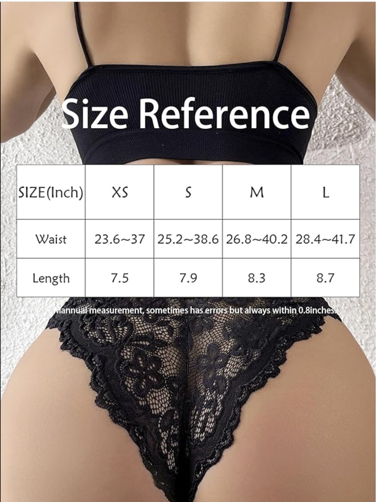 Women’s Satin Lace Thong Panties G-String Low Rise Sexy Underwear