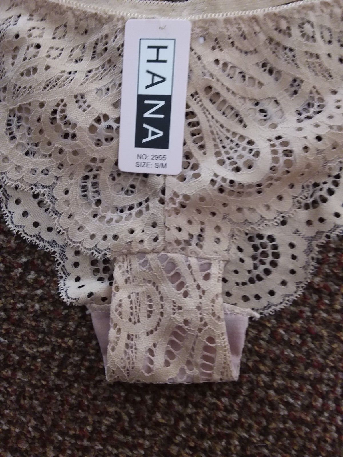 BNWT – HANA – WOMENS LACEY OPENWORK KNICKERS – SIZE S/M