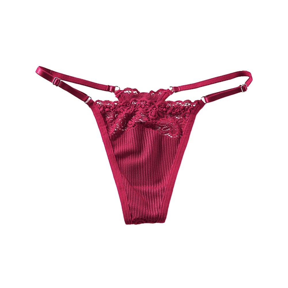 Adjustable Breathable Thong Womens Lace T Pants Breathable Cotton Low Waist