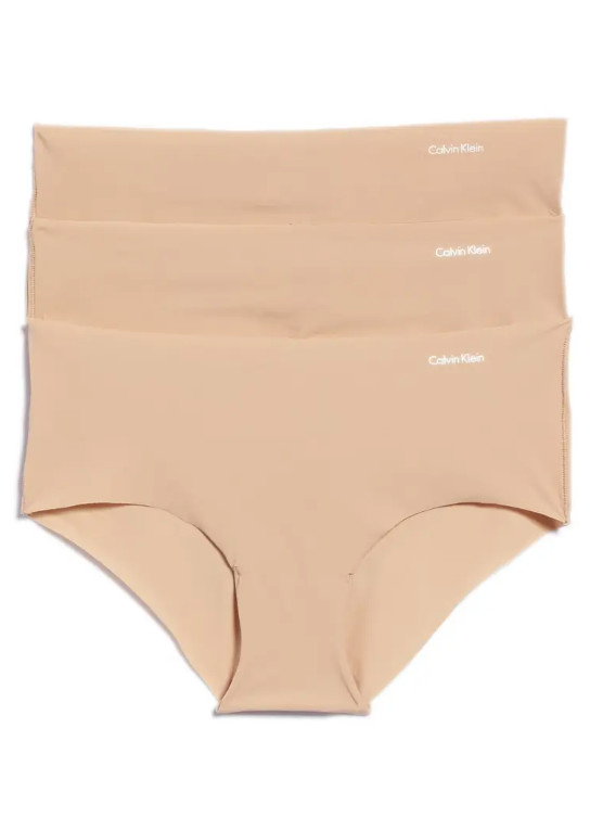 Calvin Klein L83029 Women’s 3 Pack Caramel Invisibles Hipster Briefs Size Small