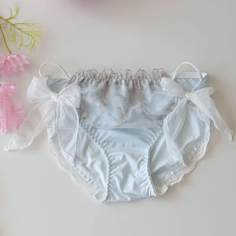 Lolita Girls Lady Floral Panties Briefs Underpant Japanese Cute Princess Knicker