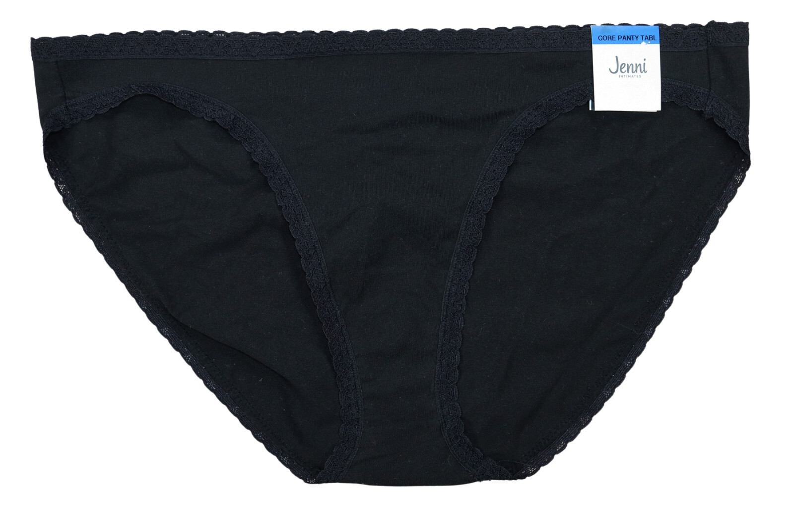 Jenni by Jennifer Moore Lace Trim Bikini Panty Solid Color Women’s Underwear NWT