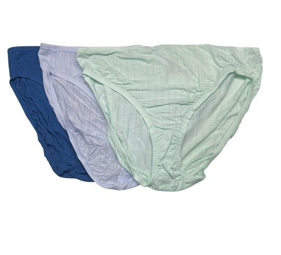 Jockey~Set of 3~Supersoft Breathe French Cut Brief~Size 7~Blue~A690993 13460