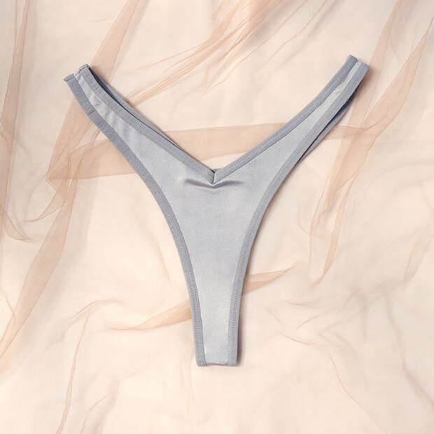 6 Pack Lot Sexy Womens High Leg Thongs Panties G string Bikinis Briefs Underwear
