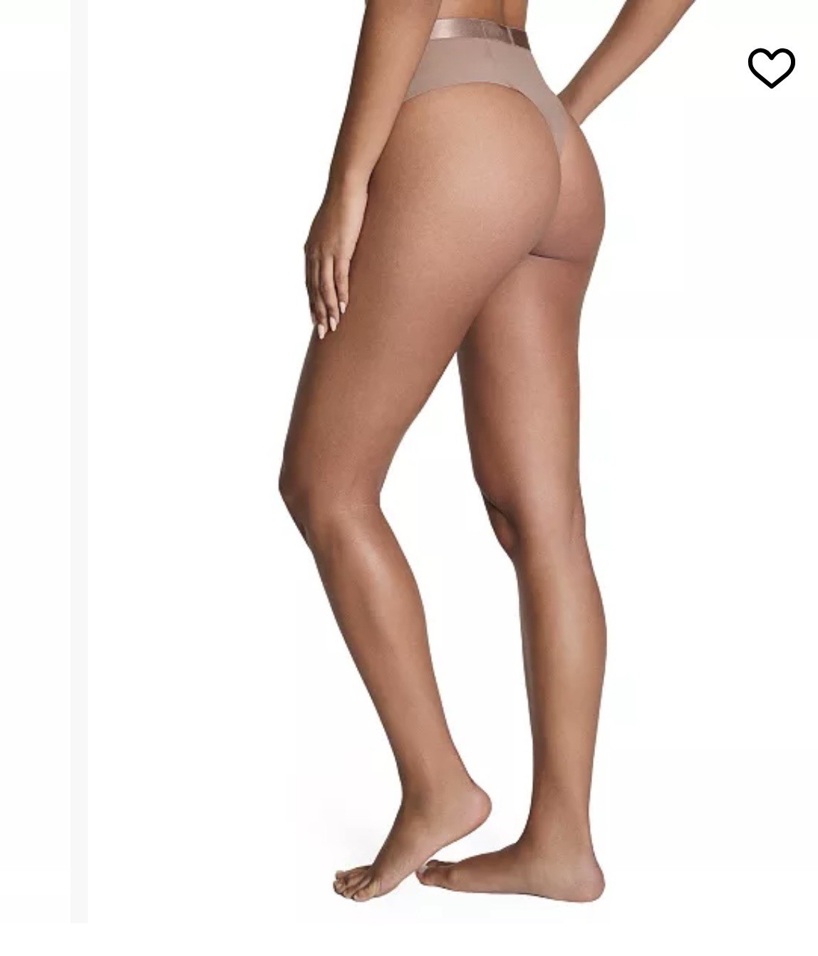 SPANX #10574R SUPER SMOOTH SHEER SENSE THONG PANTY, XL, CAFE AU LAIT, NWT $38