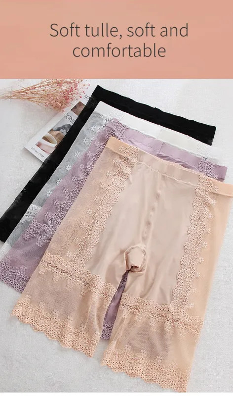 Underwear for Women Shorts Under the Skirt Safety Pants Anti Chafing Thigh High