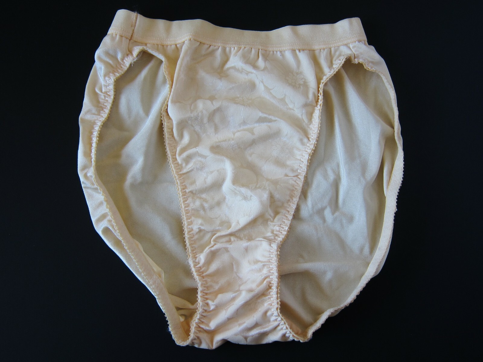 Victoria’s Secret VINTAGE 80s Gold Label Antron Nylon Satin-y Brief Panty SMALL