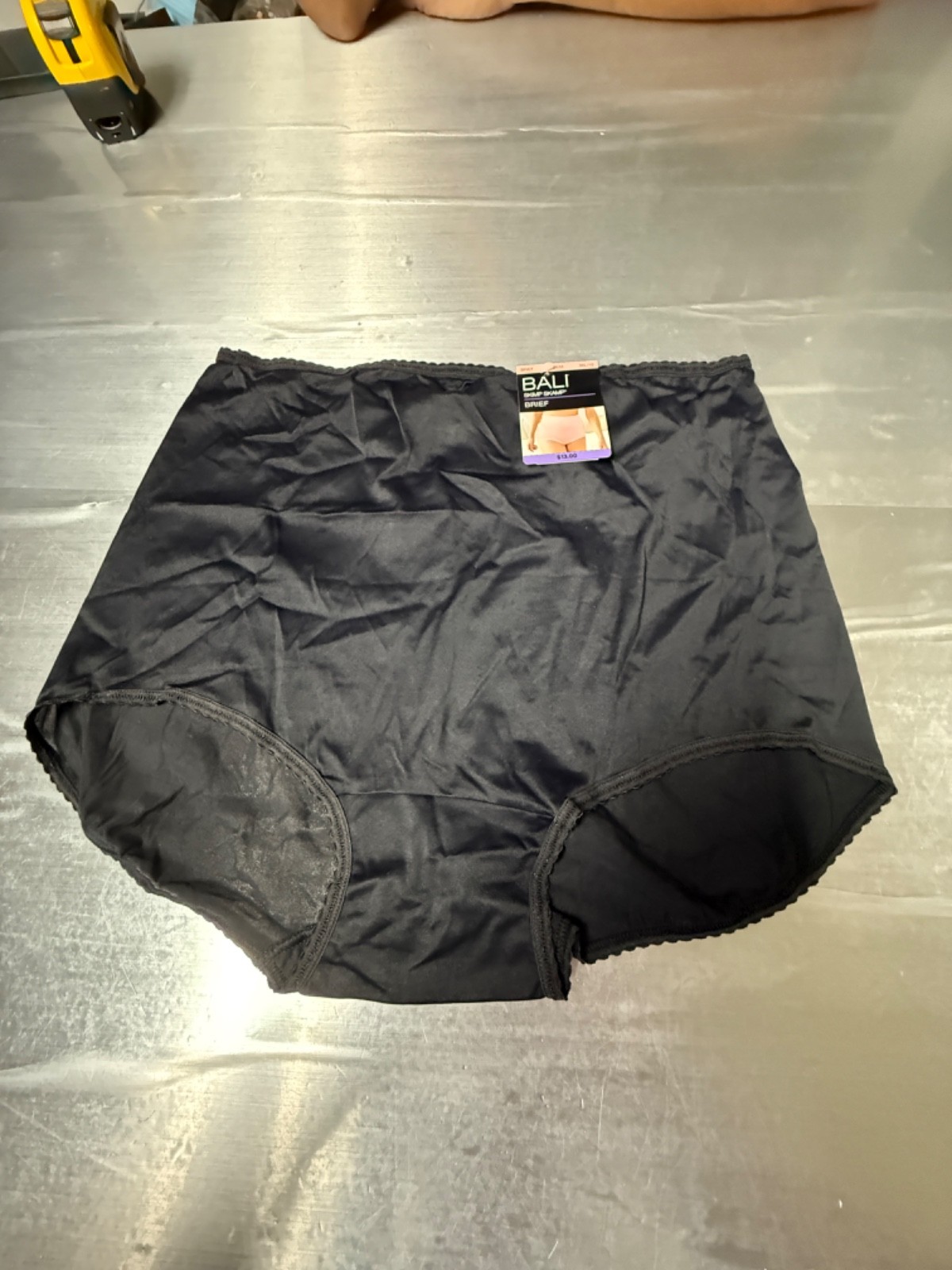 Bali Womens 3XL Skimp Skamp Brief Black Panty NWT Retail $13