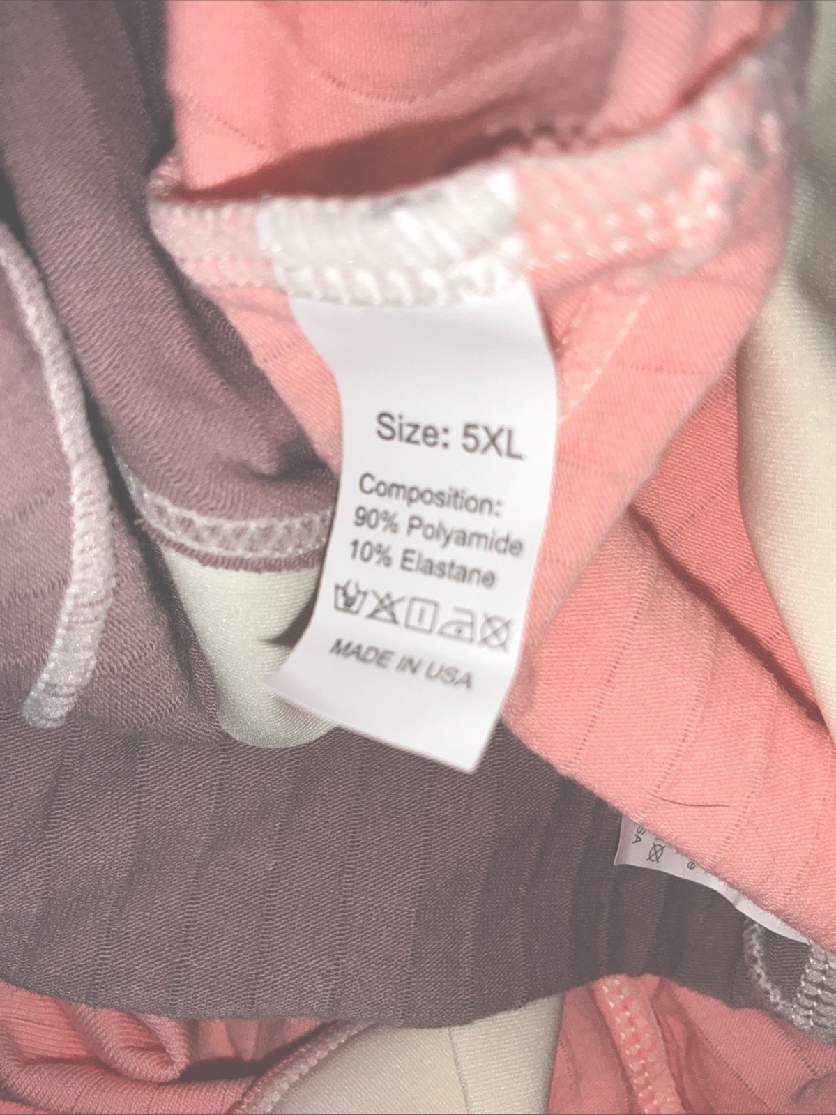 Women’s Size 5XL Panties USA Made, Soft Cotton Crotch, Ribbed Stretch 5 Panties